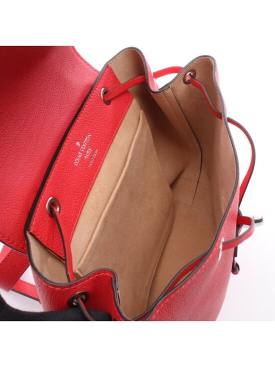 Louis Vuitton Backpack Lockme Ruby Leather